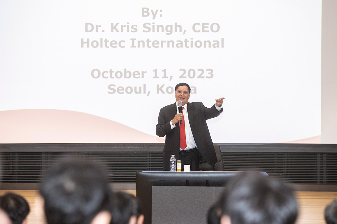 크리스 싱 홀텍 CEO 특별강연 크리스 싱 홀텍 CEO 특별강연